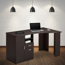 Load image into Gallery viewer, 51&quot; Corner Desk with Cabinet in Espresso
