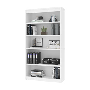 Striking 36" White Bookcase