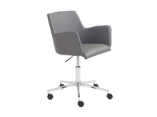 Load image into Gallery viewer, Modern Gray Wrap-Around Leather Office Chair
