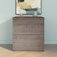 Load image into Gallery viewer, 28&quot; Gray Maple 2-Drawer Locking File
