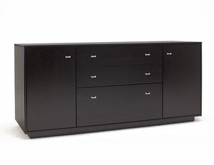 Modern 66" Credenza in Sleek Wenge Finish