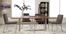 Load image into Gallery viewer, Walnut &amp; Brushed Stainless 79&quot; Conference / Meeeting Table
