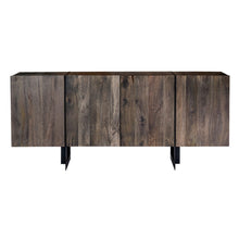 Load image into Gallery viewer, 72&quot; Rustic Solid Mango Storage Credenza
