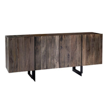 Load image into Gallery viewer, 72&quot; Rustic Solid Mango Storage Credenza
