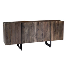 Load image into Gallery viewer, Elegant 64&quot; Solid Mango Wood Storage Credenza
