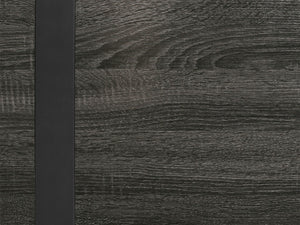 Urban 60" Office Desk in Charcoal & Metal