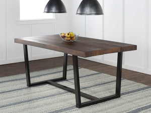 Warm 72" Distressed Pine Office Desk