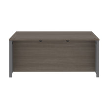 Load image into Gallery viewer, Bark Gray and Slate 71&quot; Executive Desk
